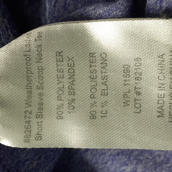 Weatherproof Ladies Size L Short Sleeve Scoop Neck Tee 32° Cool - Picture 9 of 12